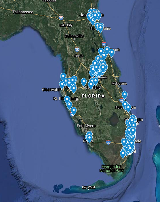 Behar Insurance clients map 2019